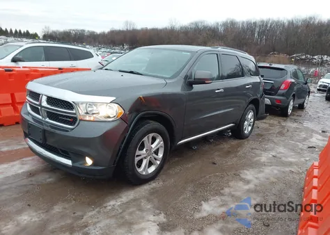 2013 Dodge Durango Crew z USA, uszkodzony, nr VIN 1C4RDJDG4DC695449